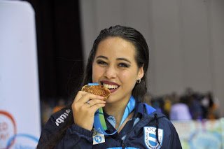 Patín artístico: GISELLE SOLER GANÓ EL PRIMER ORO PARA LA DELEGACIÓN ARGENTINA