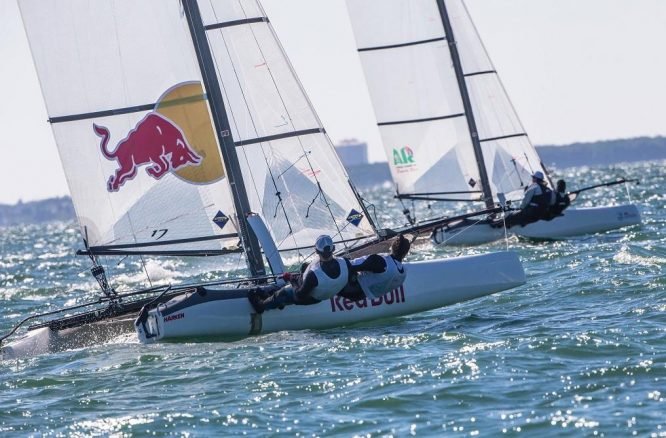 Vela: LANGE-CARRANZA SAROLI GANARON LA SEGUNDA REGATA EN MIAMI Y SE UBICAN SEGUNDOS EN LA GENERAL