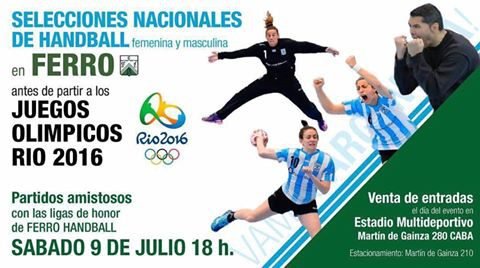 Handball: PRESENTACIÓN DE LAS SELECCIONES DE DAMAS Y DE CABALLEROS EN EL CLUB FERRO