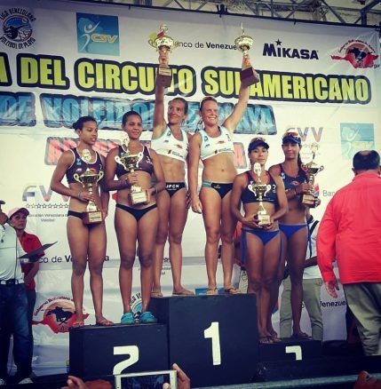 Beach Voley: GALLAY Y ZONTA SE CONSAGRARON CAMPEONAS EN VENEZUELA