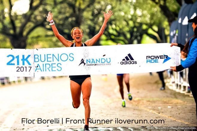 Atletismo: EL KENIATA PAUL LONYANGATA Y LA ARGENTINA FLORENCIA BORELLI, GANADORES DE LOS 21K BUENOS AIRES 2017