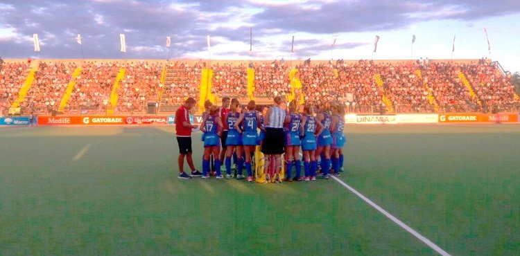 Hockey sobre césped femenino: LAS LEONAS VENCIERON A GRAN BRETAÑA EN EL PRIMER PARTIDO DE LA SERIE TEST MATCH EN ROSARIO
