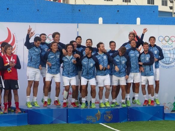 Juegos ODESUR: LOS LEONES MERINO, ROTHBART, BETTAGLIO, GANLY, CATÁN Y EL ENTRENADOR MATÍAS VILA, HABLARON LUEGO DEL TRIUNFO EN LA FINAL