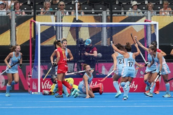 Hockey sobre césped femenino: LAS LEONAS DEBUTARON CON GOLEADA EN LA COPA DEL MUNDO LONDRES 2018
