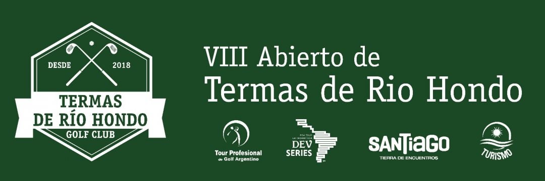 Golf: JULIÁN ÁLVAREZ FUE EL GANADOR DEL ABIERTO DE TERMAS DE RÍO HONDO
