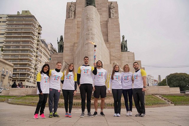 Juegos Olímpicos de la Juventud BA2018: UNA LLAMA MONUMENTAL EN ROSARIO