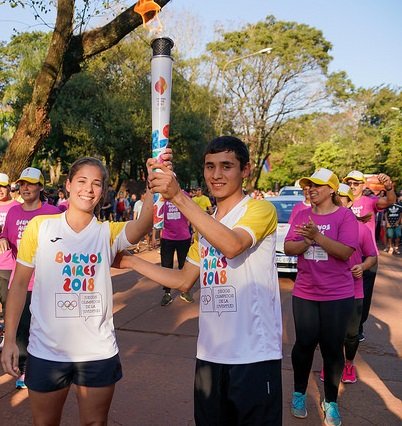 Juegos Olímpicos de la Juventud BA2018: LA LLAMA OLÍMPICA PASÓ POR MISIONES Y CORRIENTES