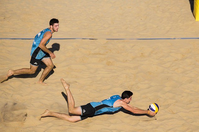 YOG BA 2018: LA DUPLA MASCULINA DE BEACH VOLEY CONSIGUIÓ EL PASE A CUARTOS DE FINAA