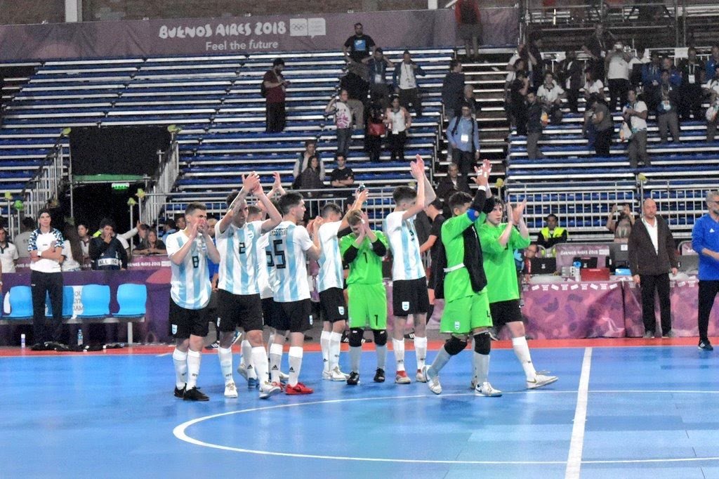 YOG BA 2018: EL FUTSAL ALBICELESTE DEBUTÓ CON UN EMPATE