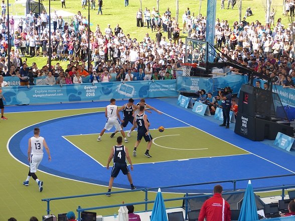 YOG BA 2018: BÁSQUET ARGENTINA 3X3, SENSACIÓN DEL PARQUE URBANO