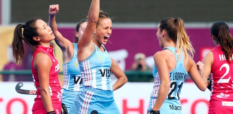 Hockey sobre césped femenino: LAS LEONAS GOLEARON A JAPÓN EN CHAMPIONS TROPHY 2018