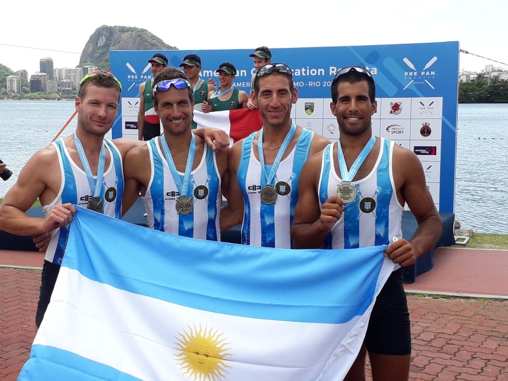 Remo: ARGENTINA SUMÓ DOS MEDALLAS DORADAS EN EL PANAMERICANO DE RIO