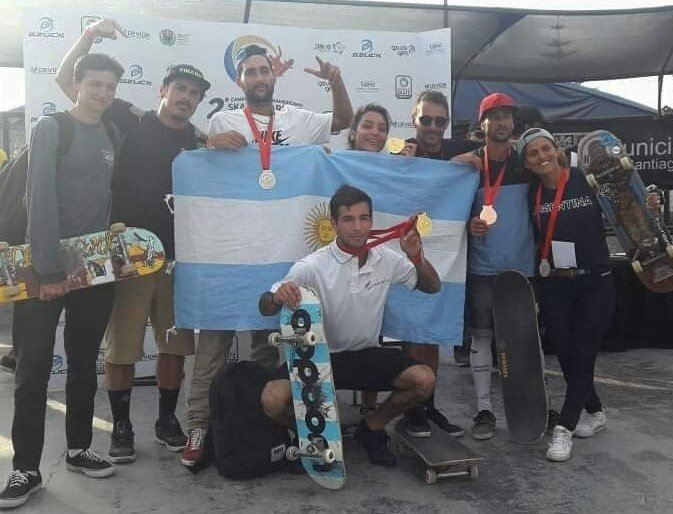 Skate: ARGENTINA SUMÓ SEIS MEDALLAS EN EL PANAMERICANO