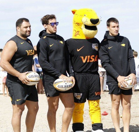 Rugby masculino: MULTITUDINARIA CLÍNICA DE LOS JAGUARES EN MAR DEL PLATA