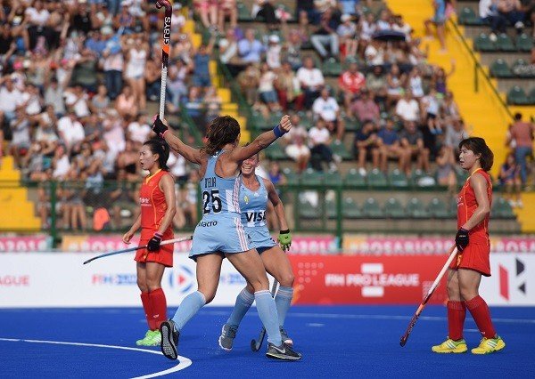 Hockey césped femenino: LAS LEONAS VENCIERON A CHINA EN ROSARIO POR FIH PRO LEAGUE