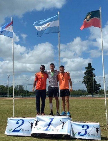 Atletismo: GERMÁN CHIARAVIGLIO, FEDERICO BRUNO Y NAZARENO SASIA, DESTACADOS EN CONCORDIA