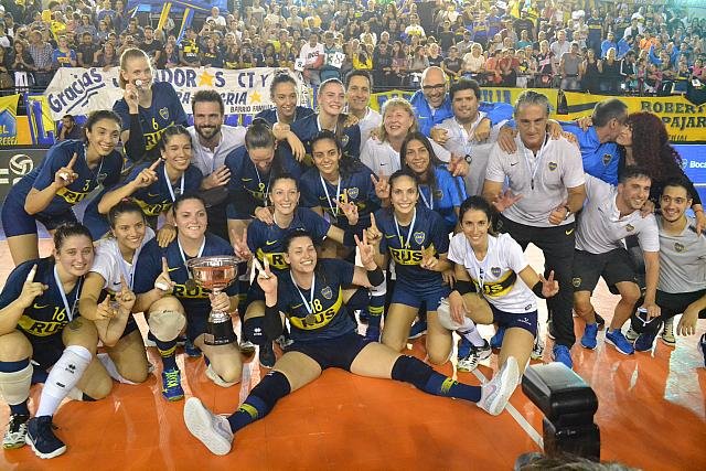 Voley Femenino: BOCA CONSIGUIÓ SU SEXTO TÍTULO NACIONAL