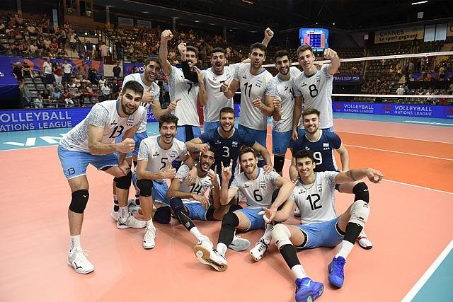 Vóley masculino: ARGENTINA CONSIGUIÓ DOS VICTORIAS MÁS EN LA VNL