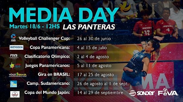 Voley femenino: LAS PANTERAS TUVIERON SU MEDIA DAY EN LA PREVIA DEL ARRANQUE OFICIAL
