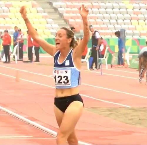 Atletismo: FLORENCIA BORELLI FUE CAMPEONA EN ESPAÑA