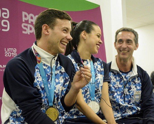 Juegos Lima 2019: EN PATÍN ARTÍSTICO, DECLARACIONES DE JUAN FRANCISCO SÁNCHEZ, GISELLE SOLER Y WALTER IGLESIAS