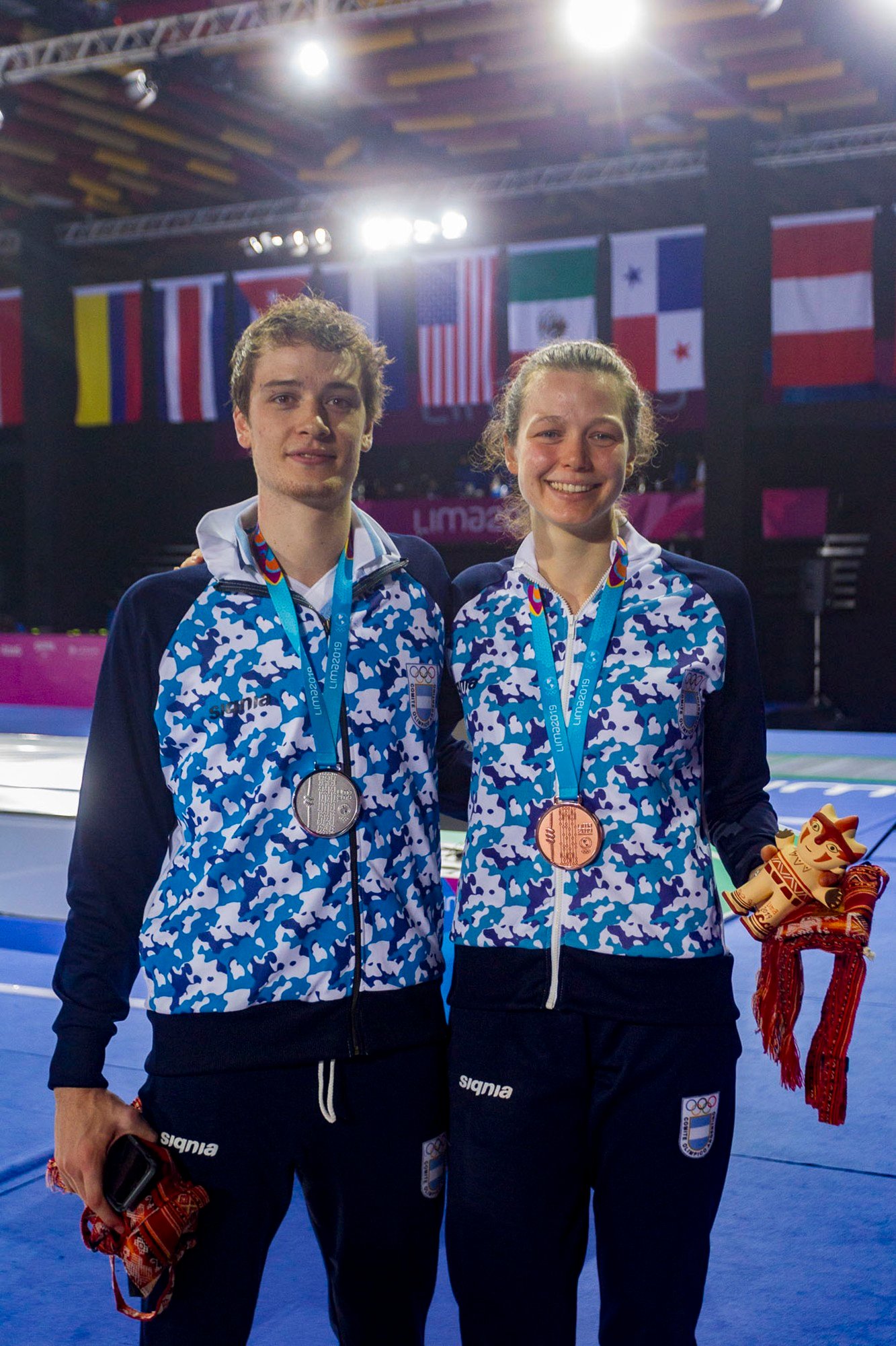 Juegos Lima 2019: EN ESGRIMA, LOS HERMANOS DI TELLA FUERON MEDALLISTAS PANAMERICANOS