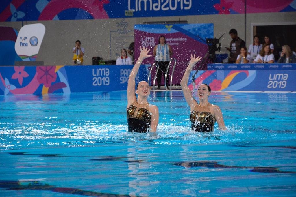 Juegos Lima 2019: NATACIÓN ARTÍSTICA, BUENA ACTUACIÓN DEL DUETO CAMILA ARREGUI Y TRINIDAD LÓPEZ BRASESCO