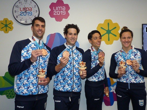Juegos Lima 2019: NATACIÓN, VOCES Y EMOCIÓN DE BRONCE EN LA FINAL DEL RELEVO 4X100 MIXTO COMBINADO