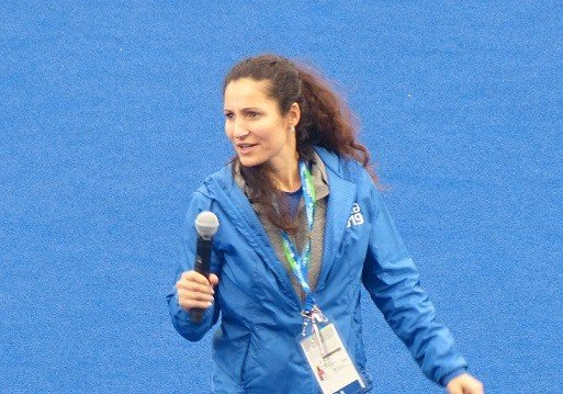 Juegos Lima 2019: MARÍA EUGENIA DELFINO, "LA VOZ DEL HOCKEY CÉSPED"