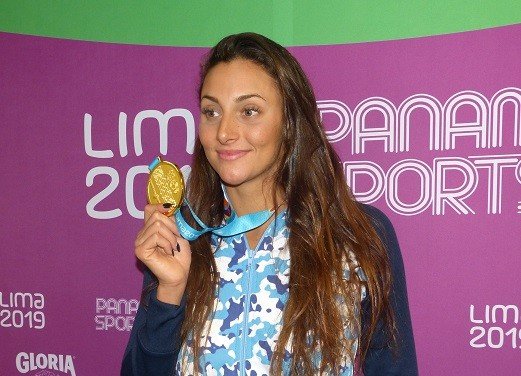 Juegos Lima 2019: NATACIÓN, LAS VOCES DE DELFINA PIGNATIELLO, JULIA SEBASTIÁN, VIRGINA BARDACH Y EL RELEVO MASCULINO EN LA PRIMERA JORNADA