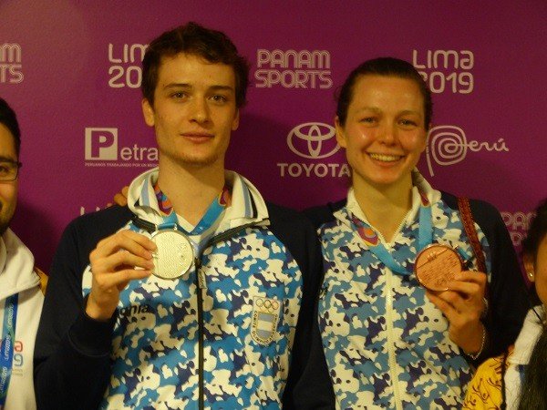 Juegos Lima 2019: ESGRIMA, FELICIDAD EN LAS VOCES DE ISABEL DI TELLA Y PASCUAL DI TELLA