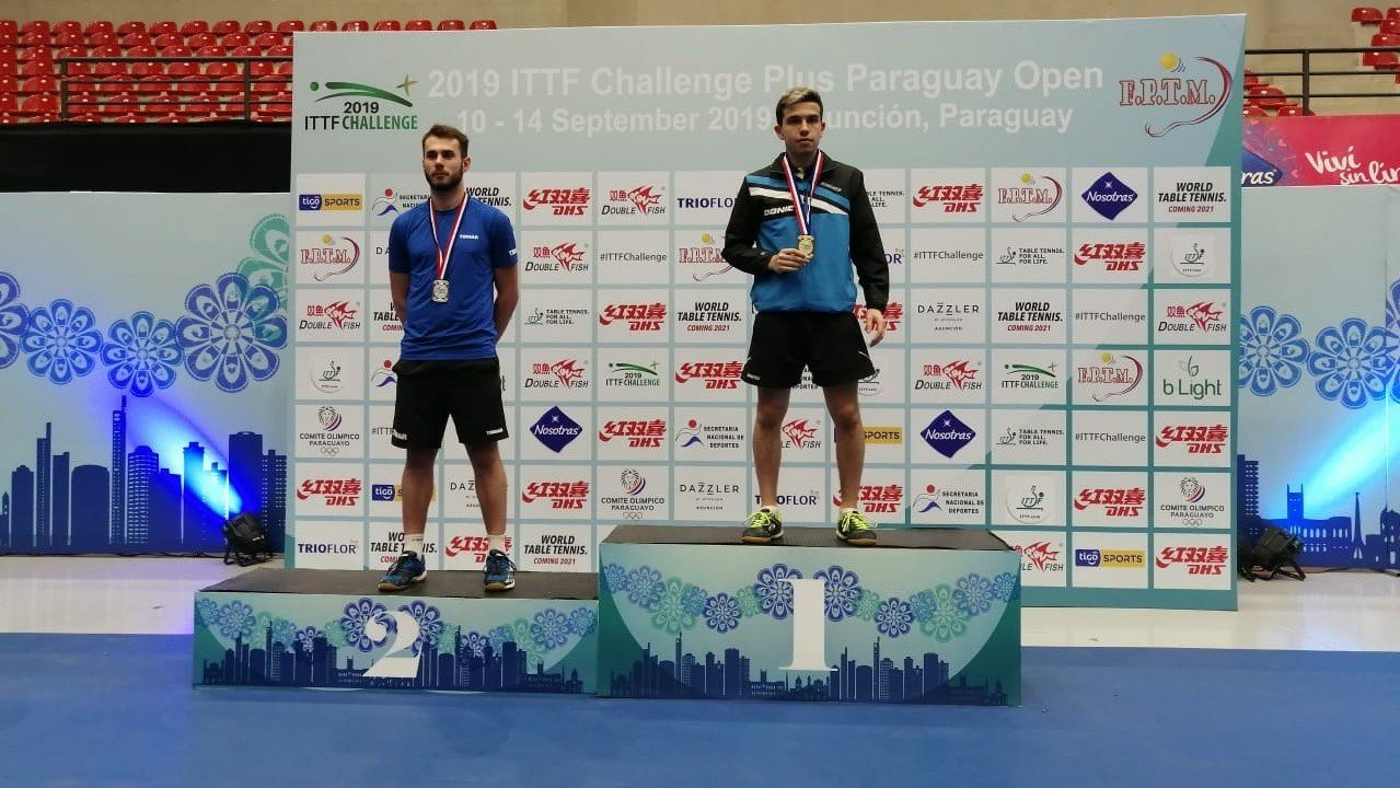 Tenis de Mesa: HORACIO CIFUENTES FUE CAMPEÓN DE LA ITTF CHALLENGE ABIERTO DE PARAGUAY