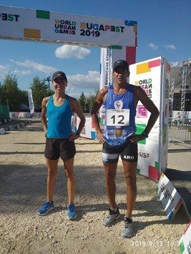 Pentatlón Moderno: GRAN PRESENTACIÓN DE ALI VILLAMAYOR Y AYELÉN ZAPATA EN LOS WORLD URBAN GAMES