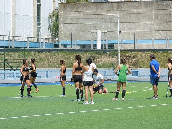 Hockey césped femenino: JULIETA JANKUNAS, VICTORIA SAUZE Y SOFÍA RAMALLO EN EL SEGUNDO DÍA DE ENTRENAMIENTO DE LAS LEONAS EN MAR DEL PLATA