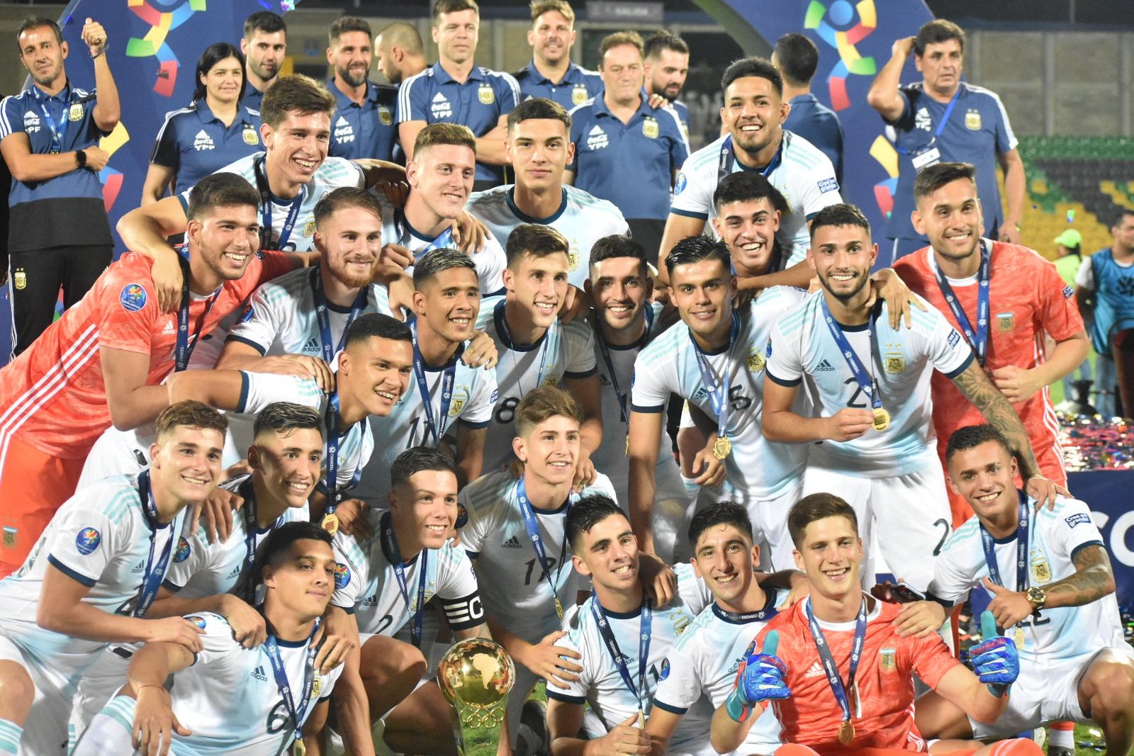 Fútbol Masculino: LA SELECCIÓN SUB 23 SE CORONÓ CAMPEONA EN EL PREOLÍMPICO SUDAMERICANO EN COLOMBIA