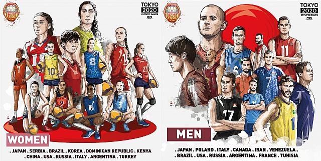 Voley: FIXTURE CONFIRMADO PARA LAS SELECCIONES ARGENTINAS EN TOKIO 2020