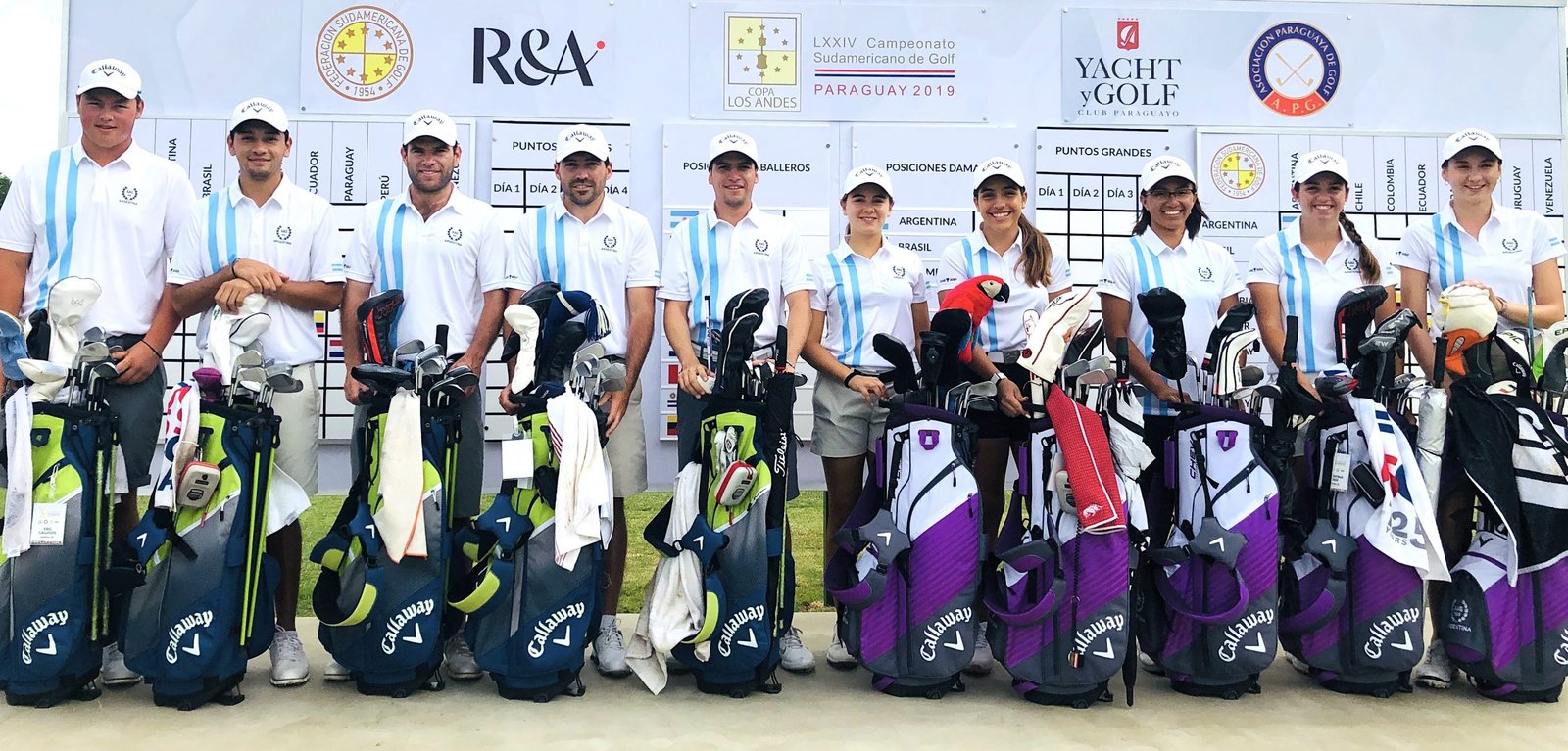 Golf: PRESEAS PLATEADAS PARA LA DELEGACIÓN ARGENTINA