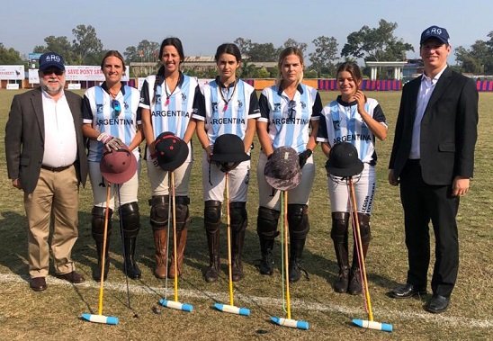 Polo femenino: ARGENTINA OCUPÓ EL TERCER PUESTO EN MANIPUR 2020