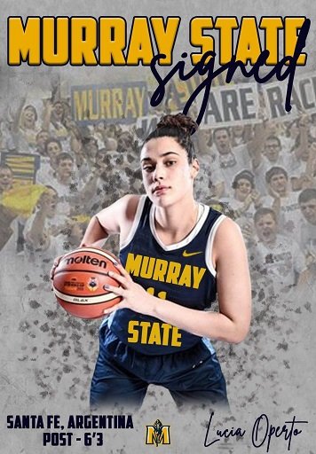 Básquet femenino: LUCÍA OPERTO PASA A MURRAY STATE DE LA NCAA