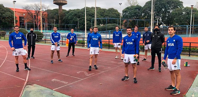 Hockey césped masculino: LOS LEONES VOLVIERON AL RUEDO CON PROTOCOLOS