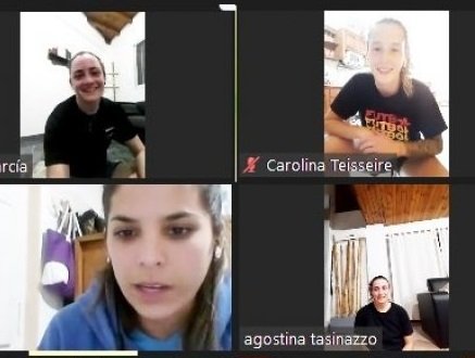 Fútbol femenino: LA SELECCIÓN DE PLAYA ENTRENÓ ON LINE