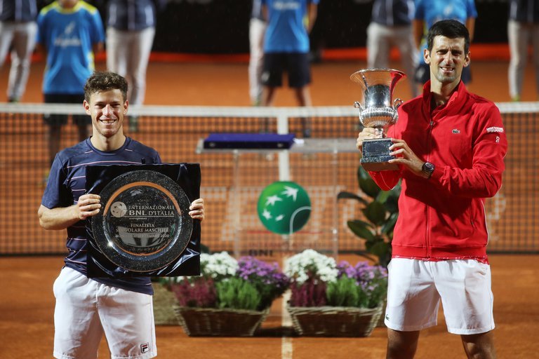 Tenis masculino: GRAN TORNEO DE DIEGO SCHWARTZMAN QUE CAYÓ EN LA FINAL DEL MASTERS 1000 DE ROMA FRENTE A DJOKOVIC