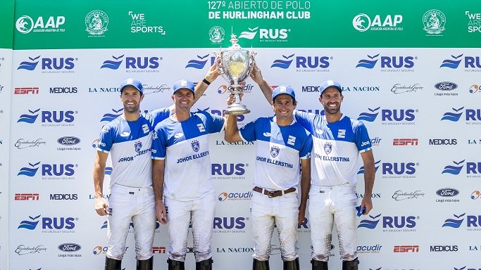 Polo masculino: ELLERSTINA JOHOR LE GANÓ A RS MURUS SANCTUS LA FINAL DEL 127° ABIERTO RUS DE HURLINGHAM