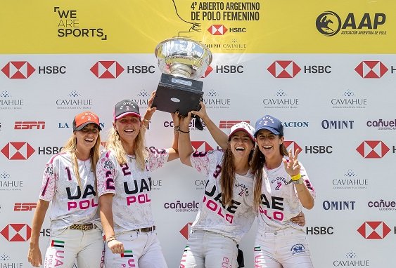 Polo femenino: EL OVERO Z7 UAE ES EL CAMPEÓN DEL IV ABIERTO ARGENTINO HSBC