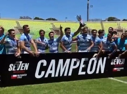 Rugby masculino: LOS PUMAS SEVEN GANARON EL SUDAMERICANO EN CHILE