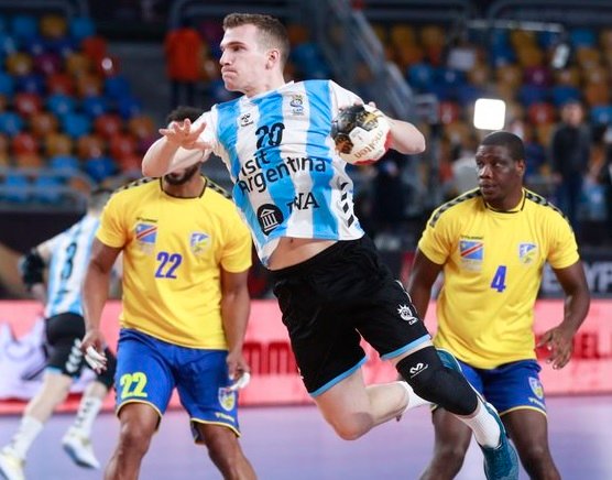Handball masculino: ARGENTINA DEBUTÓ EN EL MUNDIAL CON UN TRIUNFO FRENTE A CONGO