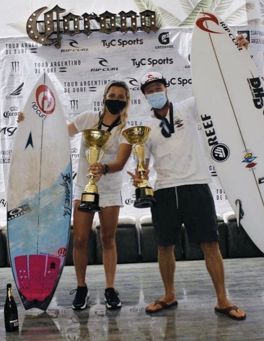 Surf: JOSEFINA ANÉ SE CORONÓ CAMPEONA ARGENTINA 2020