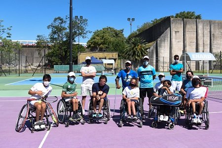 Tenis Adaptado: EL SELECCIONADO JUNIOR Y JUVENIL SE CONCENTRÓ EN EL CENARD