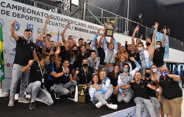 Natación: ARGENTINA CAMPEÓN EN EL SUDAMERICANO 2021 Y EL RESUMEN DE LAS MEDALLAS
