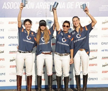 Polo femenino: LAS PRADERAS-LA MORETTINA SE ADJUDICÓ EL TROFEO DE ORO DE LA COPA DE LA MUJER 2021